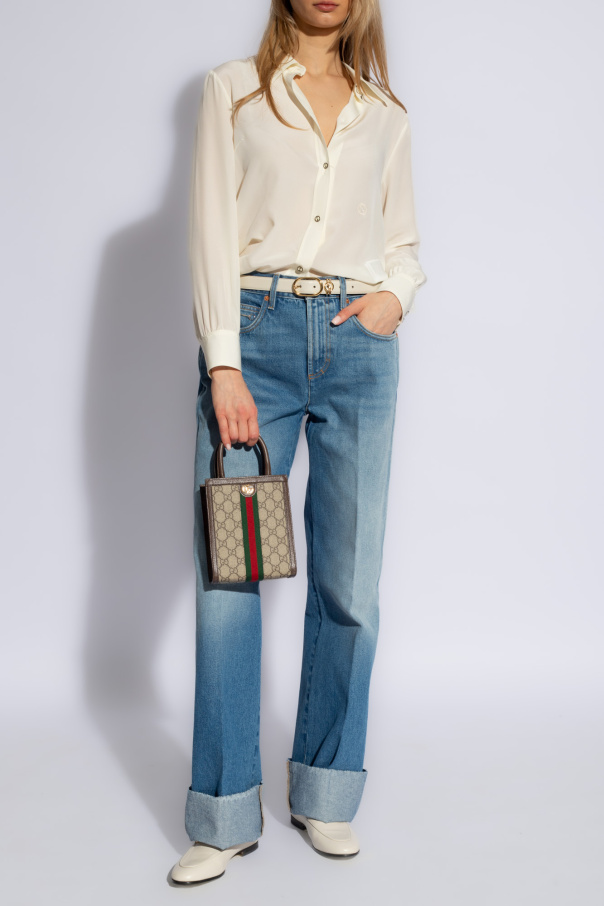 デニム・ジーパン GUCCI SS25 'Ballon' jeans (828601XDDAR 4009) BALLOON DENIM PANT WITH PETITE FIT – Suit Negozi Row